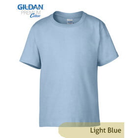 Gildan Youth Premium 76000B – Light Blue